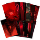 50Pcs Red Neon Aesthetic Pictures for Wall Collage