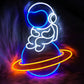 Planet Shape Neon Wall Light