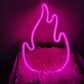 Fire Flame Neon Sign LED Light