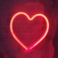 Bedroom Night Lights Heart Lamps Neon