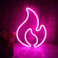 Fire Flame Neon Sign LED Light