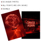 50Pcs Red Neon Aesthetic Pictures for Wall Collage